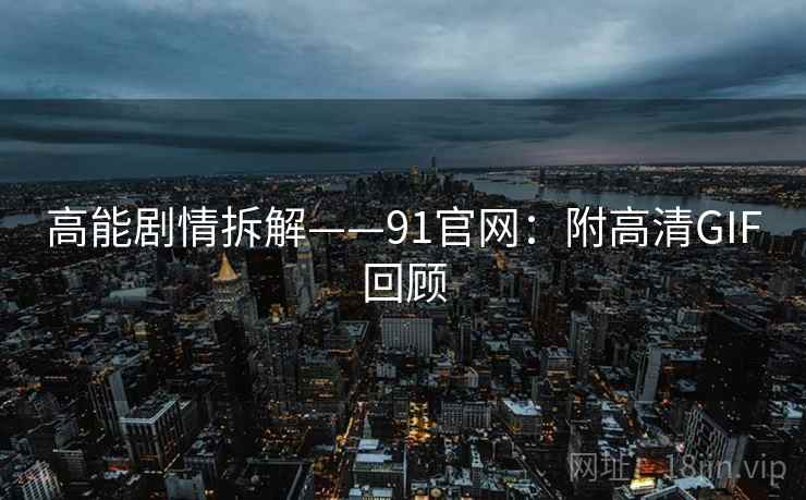 高能剧情拆解——91官网：附高清GIF回顾